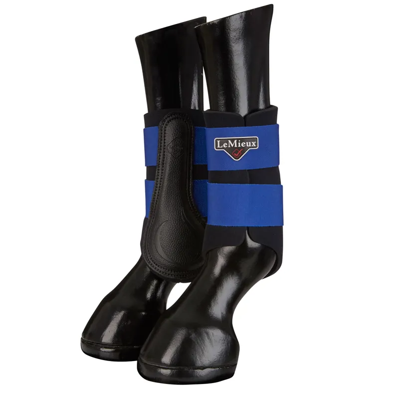 LeMieux Grafter Brushing Boot - Benetton Blue